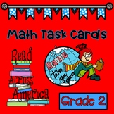 Dr. Seuss Inspired READ ACROSS AMERICA Math Task Cards Grade 2