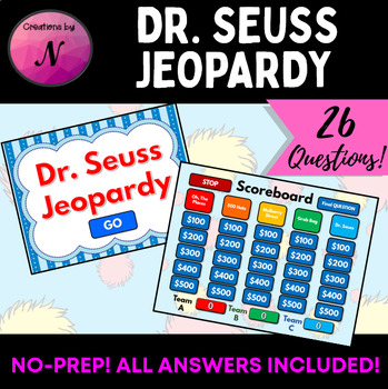 Preview of Dr. Seuss Jeopardy