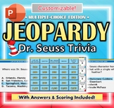 Dr. Seuss Jeopardy Trivia Game - Customizable w/ Scoring (