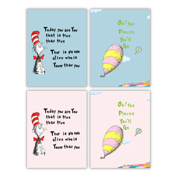 Dr Seuss Kids Photo Prints WallArt by kids club | TPT