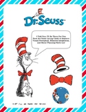 Dr. Seuss Lacing Cards - OT & Teaching