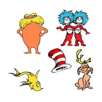 Dr Seuss Lorax Bundle Svg, Dr Seuss Svg, Dr Seuss Bundle Svg, Lorax Svg ...