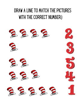 Dr. Seuss Matching Activity by Jody Day | TPT