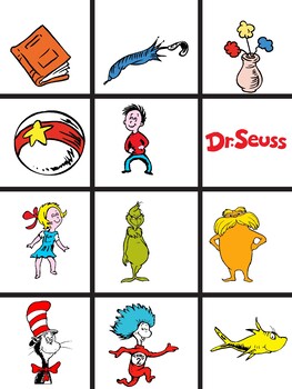 Dr. Seuss Matching Game by Teach like a Princess | TpT