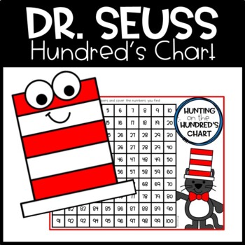 Dr. Seuss Math Activity- Hunting on the Hundred's Chart by Angela Salyer