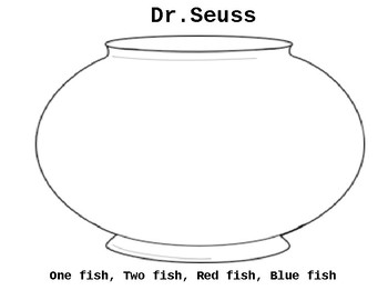 Preview of Dr. Seuss One Fish Two Fish