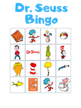 Dr. Seuss Picture Bingo by Teach like a Princess | TpT