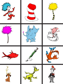 Dr. Seuss Picture Bingo by Teach like a Princess | TpT