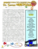 Dr Seuss Puzzle Page (Wordsearch and Criss-Cross / Fun & Games)