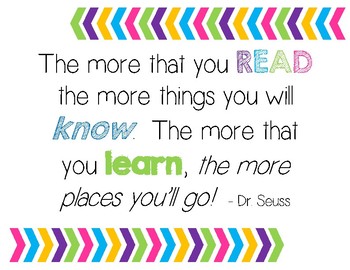 Dr. Seuss Quote by Holly Hammersmith | Teachers Pay Teachers