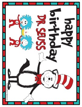 Dr. Seuss - Read Across America Posters by Living Laughing Teaching