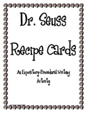 Dr. Seuss Recipe Cards