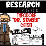 Dr. Seuss Research Biography Activities Flip Book | Read A