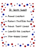 Dr. Seuss Snack