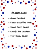 Dr. Seuss Snack and Poem