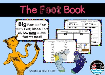 The Foot Book printables by Teaching Down by the Bay | TpT
