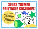 Dr. Seuss Themed Printable Costumes