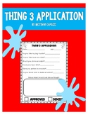 Dr. Seuss Thing 3 Application!
