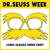 Dr. Seuss Week Activities | Lorax Mustache and Eyebrows Gl