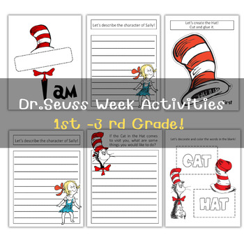 Dr.Seuss Week Activities/ Read Across America Activities/ Dr.Seuss Crafts