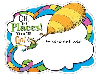 Dr.Seuss Where are we Door Sign by Nicole Lazodelavega | TpT