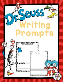 Dr. Seuss Writing Prompts by Room 2 Bloom | TPT