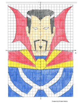 Preview of Dr. Strange Coordinate Graphing Activity