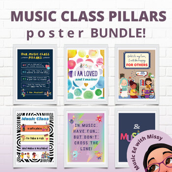 Preview of Dr. Strong's Musical Pillars Poster BUNDLE!