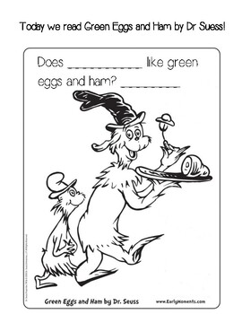 Dr Seuss Coloring Worksheets Teaching Resources Tpt