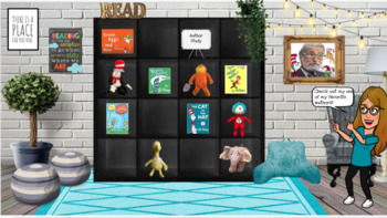 Preview of Dr. Suess Virtual Author Study Room