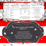 Dr. Theodor Seuss Geisel Research Paper - 5 Days of Lesson Plans