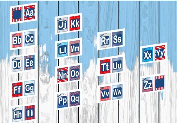 Preview of Dr like alphabet letters word wall banner classroom setup back to school