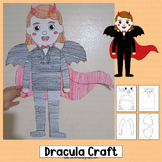 Dracula Craft Halloween Bulletin Board Coloring Pages Vamp