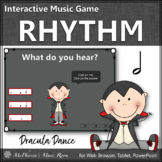 Halloween Music Half Notes Interactive Rhythm Game {Dracul