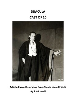 Preview of Dracula Play Cast of 10