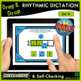 Drag & Drop Rhythmic Dictation- Set A - Interactive Music 