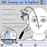 Drag and Drop Build Your Self-Portrait Easel Game