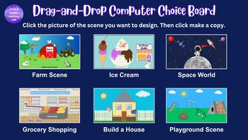 Preview of Drag and Drop Computer Choice Board