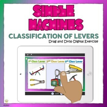 Preview of Drag and Drop Digital Exercise Classification of Levers Force and Motion 