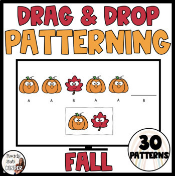 Preview of Drag and Drop Fall Patterning | Digital Math