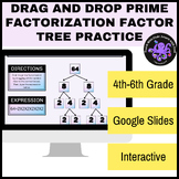 Drag and Drop Prime Factorization Factor Tree Practice Goo