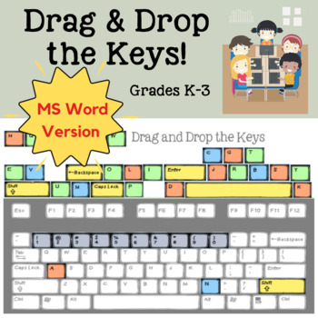 Preview of Drag and Drop the Keys (MS WORD Version)