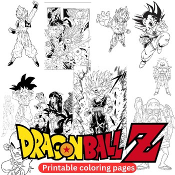 Dragon Ball Z Coloring Pages Printable for Free Download