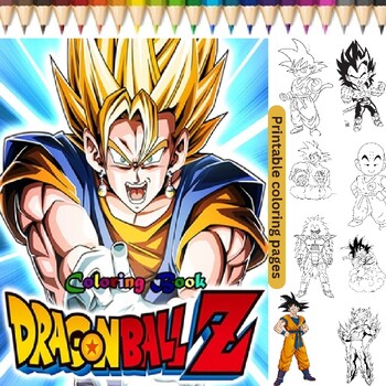 Dragon Ball Z Coloring Book: High Quality Coloring Pages for Kids and  Adults, Color All Your Favorite Characters, Great Gift for Dragon Ball  Lovers (Paperback) 