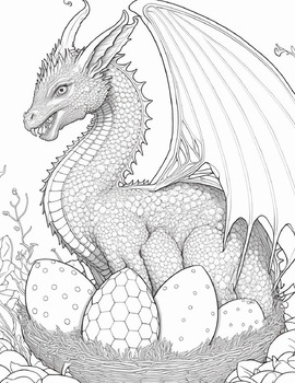 Dragons Coloring and Activity Book 12 x 18 [Book]