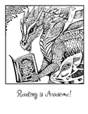 Dragon Coloring Page To Promote Reading In Your School Library