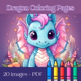 Dragon Coloring Pages- 20 IMAGES