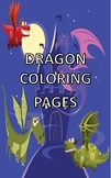 Dragon Coloring  Printable Book for Kids