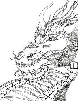 dragon coloring sheet free printable