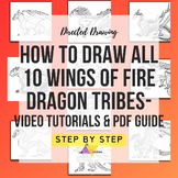 How to Draw Dragons- Wings of Fire Edition- Draw All Ten T